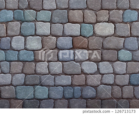 European cobblestone texture 126713173