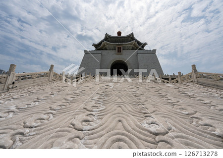 Distant view of the Chiang Kai-shek Memorial Hall 126713278