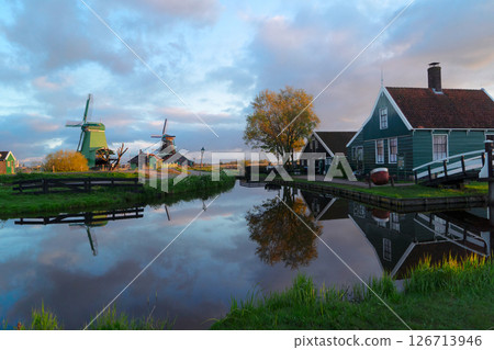Dutch wind mills 126713946