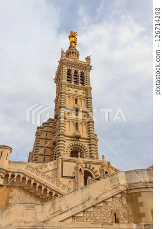 Basilica of Notre Dame de la Garde in Marseille, France 126714298