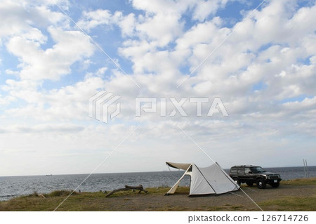 可欣賞海景的露營地 126714726