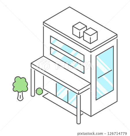建築等距插圖 建築等距插圖 126714779