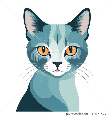 Kinkaro the cat staring intently 126715272