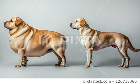 The importance of health management conveyed by comparing obese dogs with standard-sized dogs 126715360