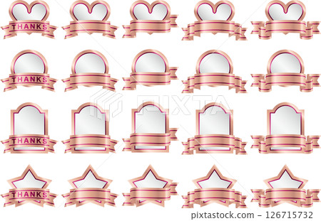 Label with obi 2, 8 peach gold Label with obi 2, 8 peach gold 126715732