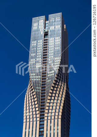 The tallest building in Scandinavia Karlatornet skycraper in Lindholmen, Gothenburg, Sweden, sunny day 126716195