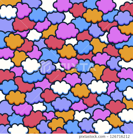 可愛的雲朵流行背景素材蓬鬆,毛茸茸,原宿風格,創意設計 可愛的雲朵流行背景素材蓬鬆,毛茸茸,原宿風格,創意設計 126716212