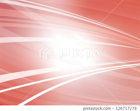 Refreshing wave line abstract background material_light red 126717278