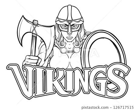 Viking Trojan Spartan Celtic Warrior Knight Woman 126717515