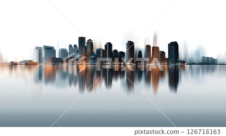 Summer landscape. Beautiful summer mountain panorama. Natural background USA. Green mountains and layers of hills. Election day in USA. America day. Festive mood on President's day Summer landscape. Beautiful summer mountain panorama. Natural background USA. Green mountains and layers of hills. Election day in USA. America day. Festive mood on President's day 126718163