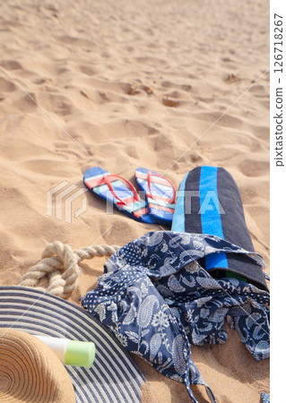 Summer beach background 126718267