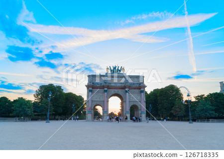 Arc de Triomphe du Carrousel, Paris, France 126718335