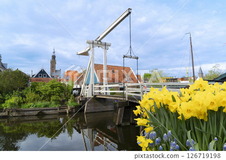 skyline of old town Edam skyline of old town Edam 126719198