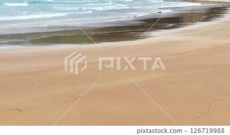 The pale colors of the spring beach The pale colors of the spring beach 126719988