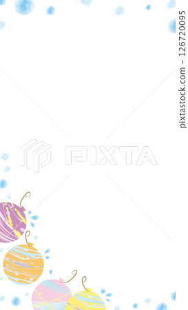 水彩水氣球框架_粉彩(飛濺)垂直 水彩水氣球框架_粉彩(飛濺)垂直 126720095