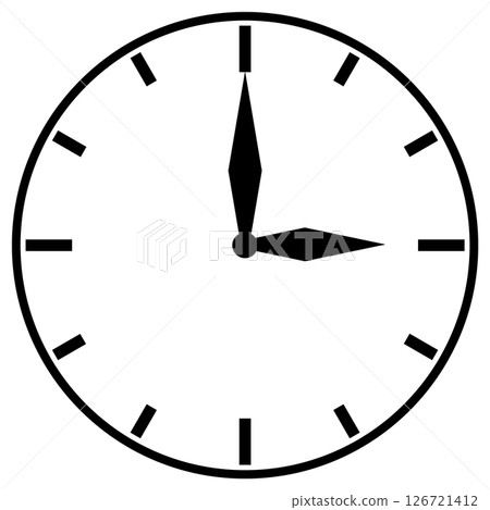 時鐘簡單圖標 126721412