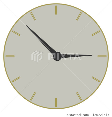 Clock simple icon 126721413