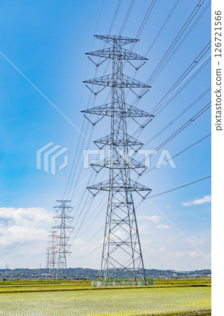 鋼塔農村輸電線路 鋼塔農村輸電線路 126721566