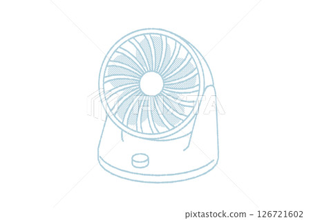 Air circulator vector illustration 126721602