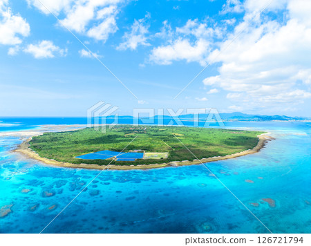 竹富島(沖繩縣竹富町)*南端 竹富島(沖繩縣竹富町)*南端 126721794