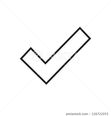 icon, check, tick 126722055