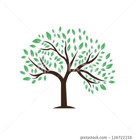 tree, woods, vector 126722158