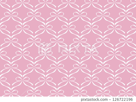 Classic and simple thin ribbon pattern in pink 126722196