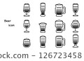 Beer icon set 126723458