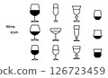 Wine icon set 126723459