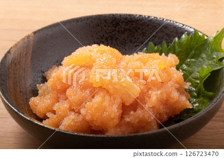 Herring roe and cod roe mixed together Herring roe and cod roe mixed together 126723470