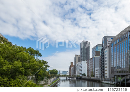 大阪市北區中之島附近的風景 126723536