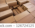 Baked clay bricks 126724125