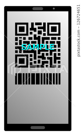 可方便用於電子和智慧型手機支付的二維碼範例圖 126724651