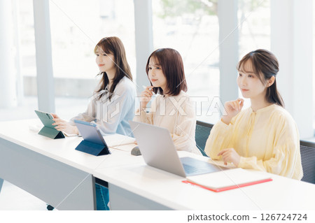 University students in class 126724724