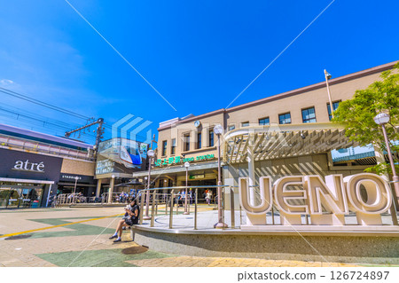 Tokyo cityscape in Japan, overlooking the Hirokoji exit of Ueno Station. Towards a new era = May 28th Tokyo cityscape in Japan, overlooking the Hirokoji exit of Ueno Station. Towards a new era = May 28th 126724897