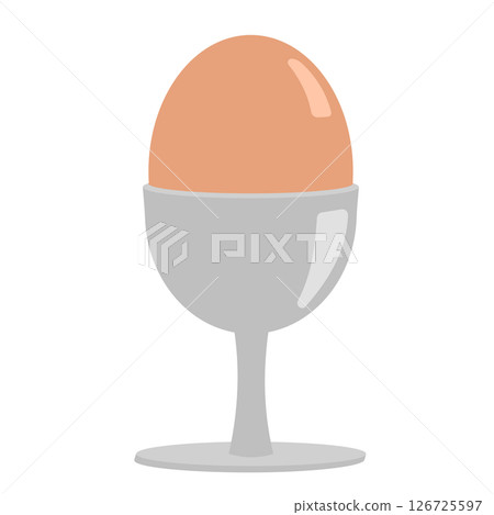 Egg stand illustration Egg stand illustration 126725597