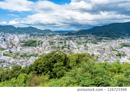 View of Sasebo cityscape from Tenjinyama Park View of Sasebo cityscape from Tenjinyama Park 126725996