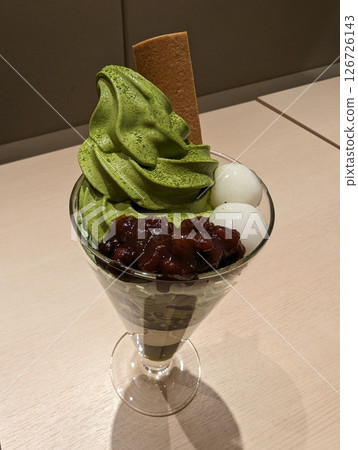 抹茶冰淇淋芭菲 抹茶冰淇淋芭菲 126726143