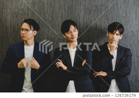 3 businessmen 3 businessmen 126726179