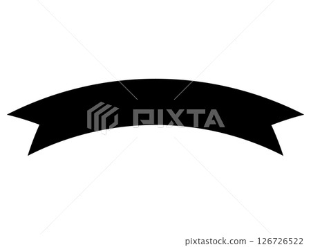 Simple ribbon decoration - Monotone Simple ribbon decoration - Monotone 126726522