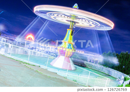 夜晚的生駒遊樂園 126726769