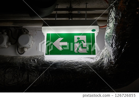 Emergency Exit Sign 126726855