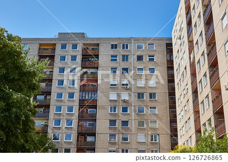 Block of Flats, concrete panel buildings Block of Flats, concrete panel buildings 126726865