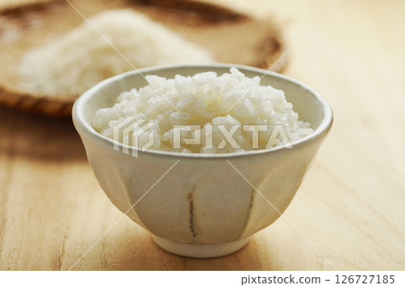 White rice, white rice, rice, rice grains White rice, white rice, rice, rice grains 126727185