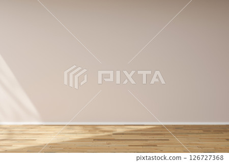 This empty room features a bare floor and plain walls, providing an ideal blank canvas for interior design. Natural light floods in, highlighting the potential for creative decor This empty room features a bare floor and plain walls, providing an ideal blank canvas for interior design. Natural light floods in, highlighting the potential for creative decor 126727368