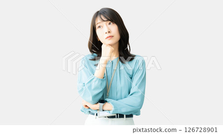 善於思考的女性/女商人 善於思考的女性/女商人 126728901