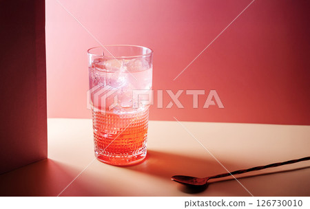 Summer refreshment pink drink 126730010