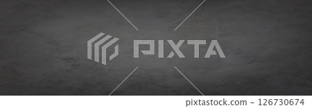 Panoramic texture of the black wall - illustration Panoramic texture of the black wall - illustration 126730674