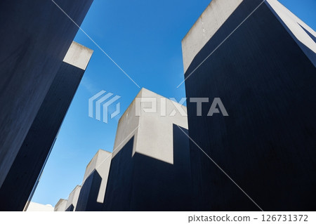 Berlin holocaust memorial concrete blocks Berlin holocaust memorial concrete blocks 126731372