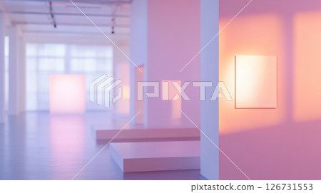 Colorful art in exhibition 126731553